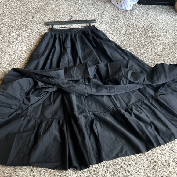 Modatex  Black Maxi Skirt Pocket Size M NWT - Picture 6 of 12